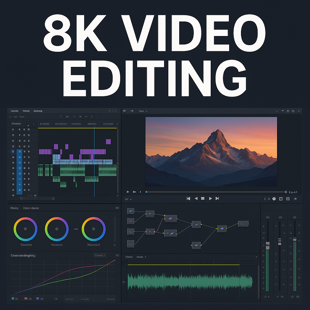 أفضل برامج تعديل الفيديو بدقة 8K للمبدعين
