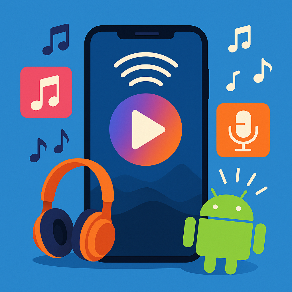 تطبيقات موسيقى وبودكاست جديدة للأندرويد 2025