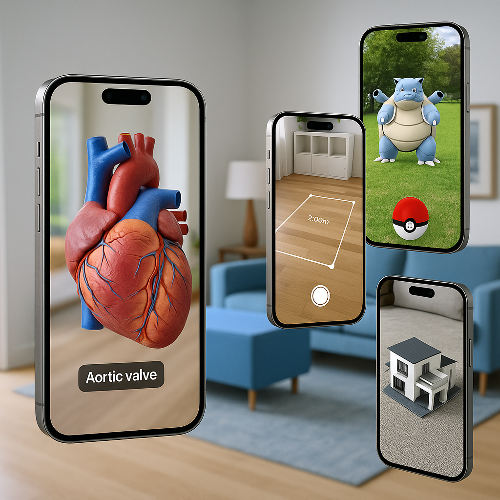 تطبيقات AR الجديدة على iPhone 2025