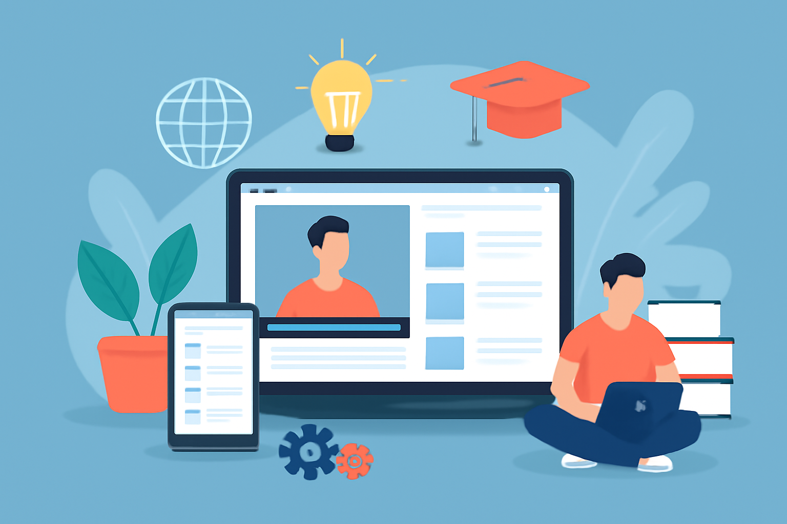 أفضل طرق تأسيس بيئة التعلّم الذاتي عبر الإنترنت