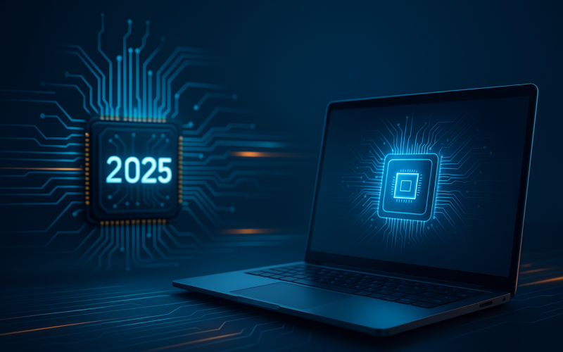 أبرز التحديثات في معالجات لاب توب 2025