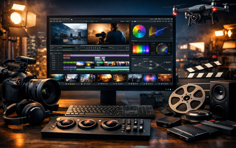 أفضل برنامج مونتاج فيديو مجاني باحتراف سينمائي