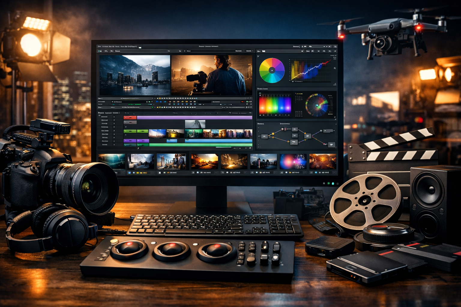 أفضل برنامج مونتاج فيديو مجاني باحتراف سينمائي
