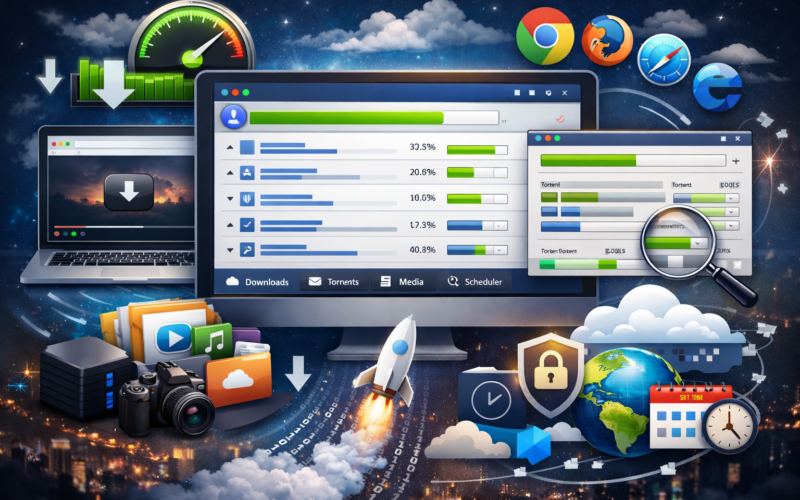 أفضل برنامج تحميل الملفات للكمبيوتر 2025