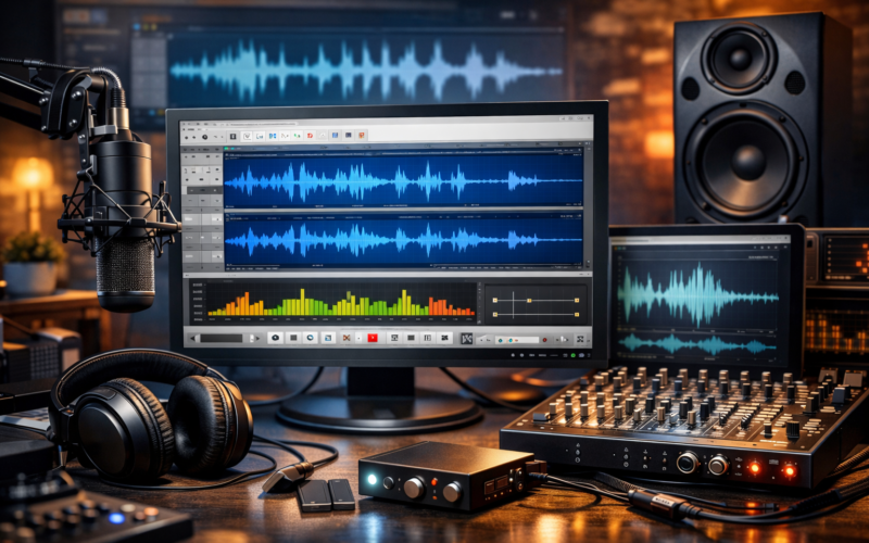 مميزات وعيوب Audacity لتسجيل وتحرير الصوت على الكمبيوتر