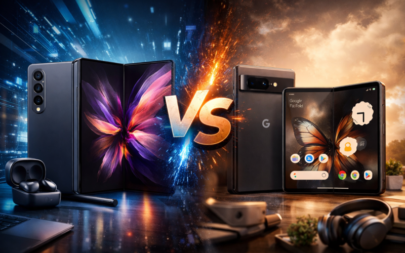 مقارنة شاملة بين Samsung Galaxy Z Fold 6 و Google Pixel Fold 2