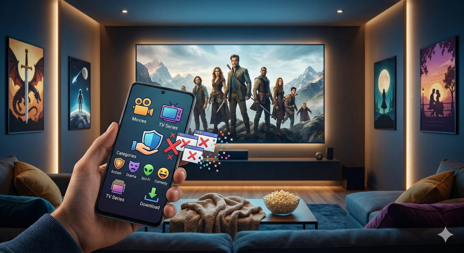 تحميل تطبيقات مشاهدة الأفلام للأندرويد بدون إعلانات
