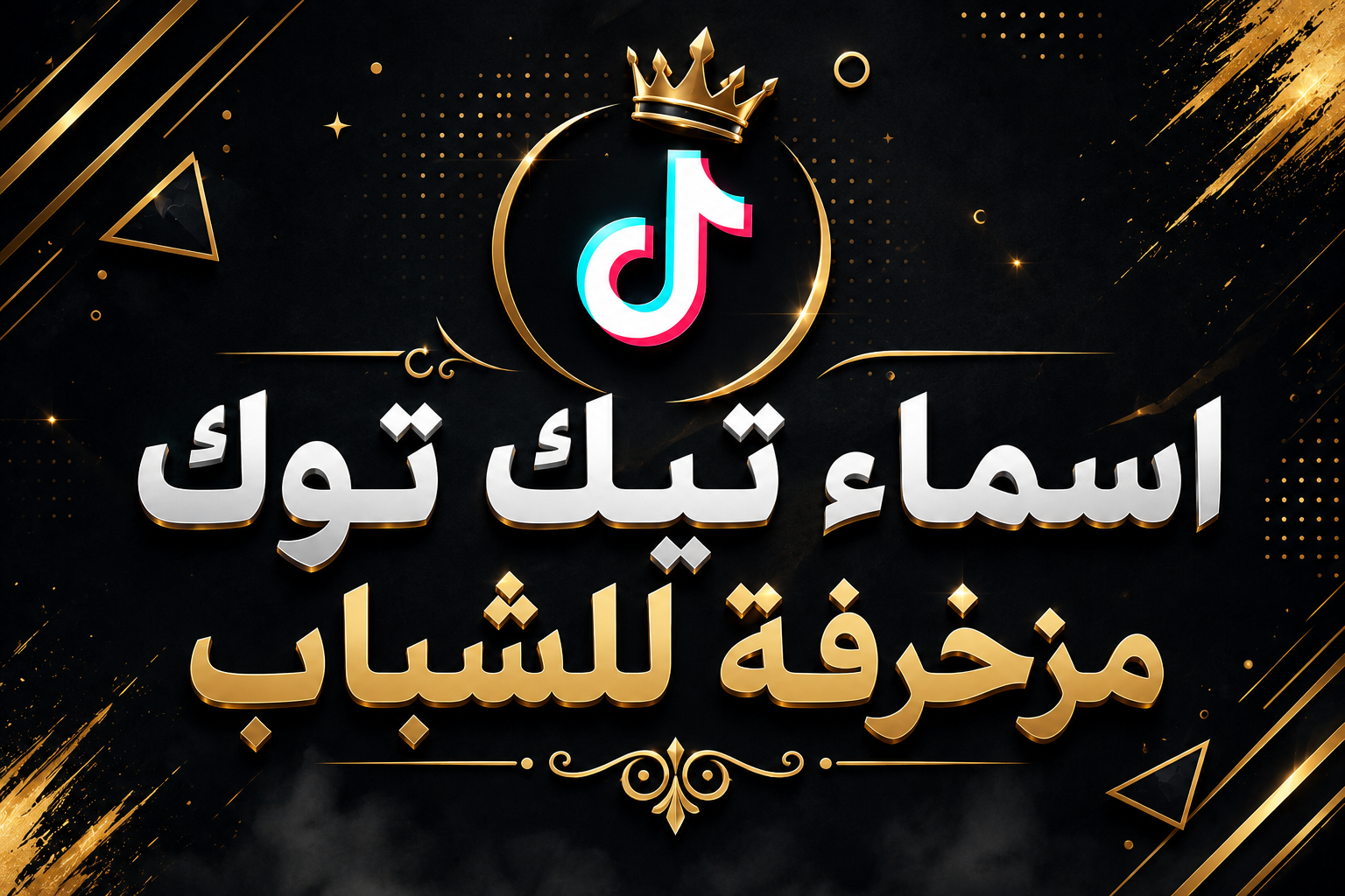 اسماء تيك توك مزخرفة للشباب 2026 | أكثر من 300 اسم مزخرف وفخم للشباب