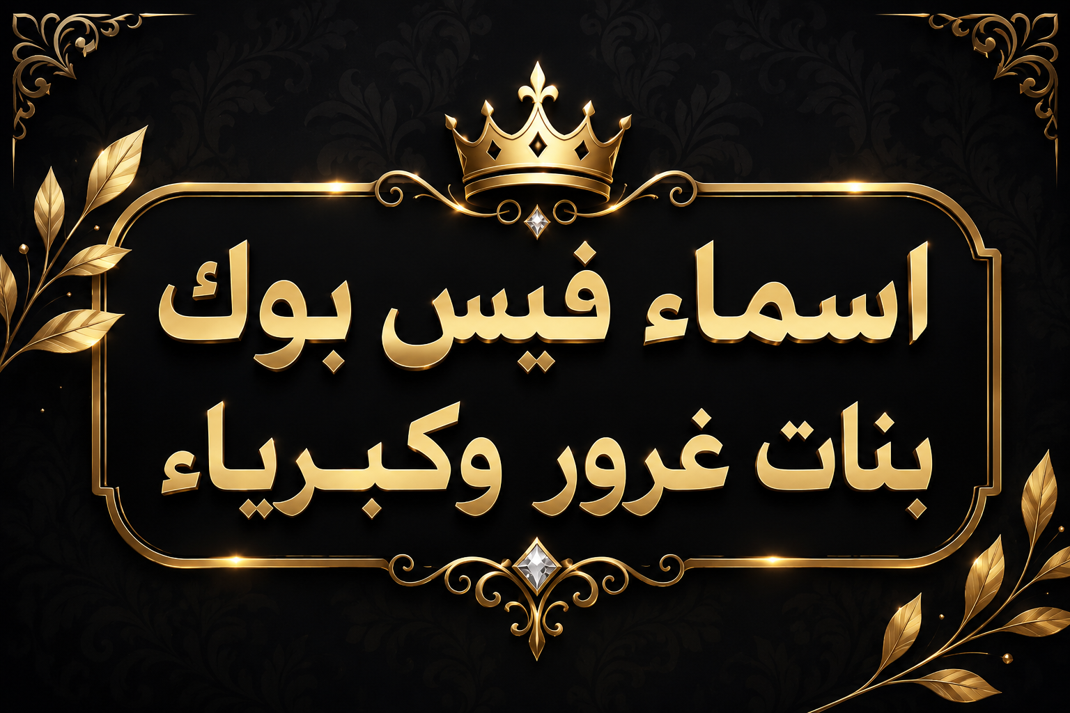 اسماء فيس بوك بنات غرور وكبرياء 2026 | أكثر من 300 اسم فخم وقوي للبنات